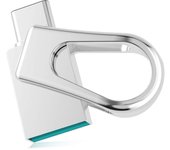 Tipo C Memoria USB 128GB,  Metal Mini Pendrive 3.0 OTG 2 en 1Impermeable de Alta Velocidad, USB 128 GB Tipo C para Móviles, MacBook, Tablet, PC, Huawei, Xiaomi, Samsung, Plata