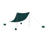 vidaXL Toldo de playa con anclas de arena 214x236 cm tienda de playa Color Azul,  Gris,  Verde y mas