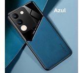 Camera Protection Leather Case for Vivo V30 Lite V29 E V27 Pro V25 V21 S18 X90 Y100 Y38 18 Car Mounted Magnetic Protective Shell
