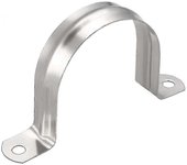15 Pcs 60mm Pipe Clamp 304 Stainless Steel U Type Pipe Clamp Fixing Clamp Of Conduit, Pipe And Cable Pipe Bracket (15, M60) OXQ