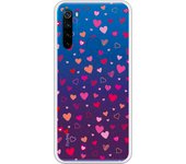 Funda original compatible con Xiaomi Redmi Note 8T - Corazoncitos de colores