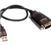 Ewent EW1116 cable de serie Negro 1,5 m USB 9 Sub-D