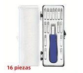 32 in 1 Precision Screwdriver Set, Mini Magnetic Tool Kit with Adjustable Extension Rod for Phone, Mobile, iPad, Camera Repair