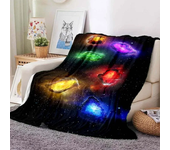 Marvel The Avengers Blanket for Sofa Soft Flannel Throw Fluffy Bed Blanket New Born Winter Children Blanket Baby Gift Miniso