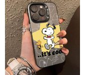 S-SnoopyS 15 Pro Max Cases So Cool For IPhone 12 13 14 15 16 Cases Phone Mobile Shockproof TPU Hard Shell Cellphones Iphone13