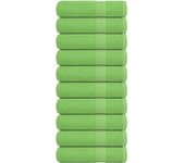 Toallas 10 piezas de manzana verde 50x100 cm 360g/m² 100% Algodón