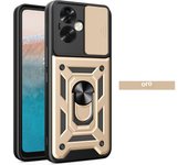 Shockproof Armor Magnetic Case for OPPO A98 A94 A93 A92 A79 A78 A77 A76 A74 A73 A72 A58 A57 A56 5G 4G Slide Camera Protect Cover