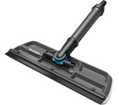 Gardena Cleansystem Limpiacristales: limpiacristales Conductor de Agua, con paño de Microfibra y Borde rascador, para Superficies pequeñas y Grandes, se Puede acoplar a la Manguera (18808-20)