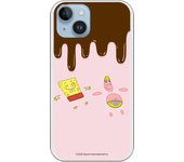 Funda original compatible con Iphone 14 Pluscon diseño de Bob Esponja y Patricio Ba?o