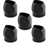 Tapón de rueda de silla de oficina de silicona, patas de muebles, ruedas, tazas, protectores de suelo, almohadillas de fieltro para evitar el fondo