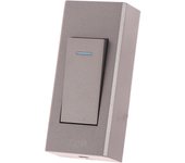 1 Gang 2 Way Surface Mount Switch Wire Hanging Installation Bedside On/Off Control Lamp Grey/White/Gold Panel Wall Light Switch
