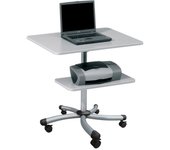 Rocada Mesa de Trabajo Móvil con Ruedas y Rotación de 360 Grados 80x77-112x60cm