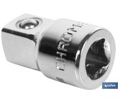 COFAN - Adaptador para llave de vaso | Medidas desde 1" hasta 3/4" | Acero cromo vanadio