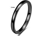 2mm 4mm 6mm 8mm  Gold Domed High Polish Comfort Fit Tungsten Wedding Band Ring for Men Women  Size 5-12