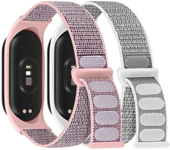2PCS Nylon Bracelet For Xiaomi Mi Band 7-7nfc smartwatch Wristband Sport Miband 7 8 Replacement loop smart band 7 6 5 4 3 Straps