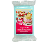 Funcakes Fondant Azul Pastel 250g - Ideal para Decorar Tartas, Cupcakes y Galletas