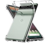 1.5MM Thick Air-Bag Clear Phone Case For Google Pixel 6 7 8 Pro 6A 7A Shockproof Cover Fundas