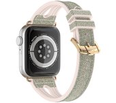 Silicone Strap For Apple Watch Ultra 49mm 40mm 41mm 45mm 44mm Replacement Band Correa Glitter Bracelet iWatch Series 9 8 7 6SE 3