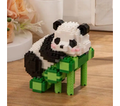 Mini Cute Creative Panda Micro Building Blocks 3D Diamond Model Animals Bricks DIY City Construction Toys for Children Kids Gift
