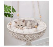 Hamaca Colgante para mascotas, Cama para Gatos, Antena, Marco de Escalada para gatitos, para Ventana Nest-40 cm