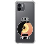 Funda Silicona Antigolpes compatible con Xiaomi Redmi A2 diseño Mujer Escalada Dibujos