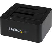 StarTech.com Docking Station eSATA USB 3.0 con UASP de 2 Bahías para Disco Duro o SSD SATA de 2,5 o