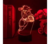 Japanese Anime Drogan Ball Super Saiyan Goku Vegeta Figure Led Acrylic Stand 3d Illusion Colorful Nightlight for Kids Birthday