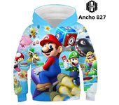 Super Mario Game 3D Printing Boys Hoodies Autumn Hooded Sweatshirt For Boys Kids Clothes Long Sleeve Pullover Tops Kids Coats