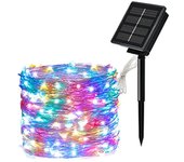 1 Set Of Solar Light String OutdoOr Waterproof 8-mode Copper Wire, Fairy Tale Light, Christmas Light, Used For Outdoor Garden