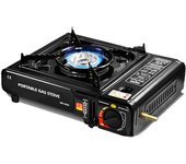 Exterior portátil doble uso butano estufa casera hot pot samovar barbacoa placa placa magnética gas gas