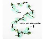 2.3m Artificial Flowers Cherry Blossom Long Vine Hanging  Ivy String Garland Wall Rattan Cheap Wedding Home Decor Fake Plants