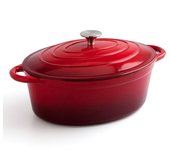 Cocotte hierro fundido esmaltado Bidasoa Fierro – Redonda 24 o 28 cm y Ovalada 30x23 cm – Apta para horno e inducción