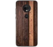 Tumundosmartphone Funda Gel Tpu para Motorola Moto G7 / G7 Plus diseño Madera 05 Dibujos