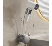 Hair Dryer Holder No Need To Hold Adjustable Wall Hanging Free Of Hands No need To Punch Holes Universal Air Duct Storage Rack