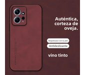 Luxury Sheepskin Leather Phone Case For Redmi Note 13 12 4G 5G 13 Pro Plus 10 11Pro A3 13C 10C 10A Men Retro Back Cover