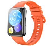 Silicone bracelet For Huawei Watch FIT 2 Strap smart Wrist watchband metal Buckle sport Replacement correa fit2 band Accessories