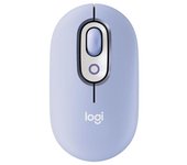 Raton inalambrico logitech pop mouse lila