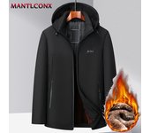 Luxury Fleece Inner Hooded Winter Jacket for Men Thermal Warm Hooded Parka Men's Winter Jacket Hiking Camping Men's Winter Coats