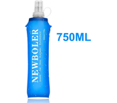 750ML Water Bottle TPU Folding Soft Flask Sport Water Bottle Water Bag Collapsible Water Bottle Running Camping Hiking