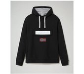 Sudadera con Capucha Burgee Invierno, Marca Napapijri, Variedad de Color y Talla, Para Hombre