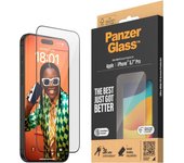 Protector de pantalla PanzerGlass™ para iPhone 15 Pro Max Ultra-Wide Fit con EasyAligner