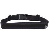 Riñonera deportiva para running, ciclismo y deportes bolsa con cremallera cierre seguro ajustable y material elástico para llaves, móvil