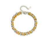DIEYURO 316L Stainless Steel Gold Color Annularity Bracelet For Women 2022 Luxury Designer Fashion Girls Body Jewelry Gifts