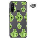 Tumundosmartphone Funda Gel Transparente para Xiaomi Redmi Note 8T diseño Cactus Dibujos