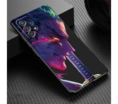 O-One Piece Zoro Phone Case for Samsung Galaxy A32 A33 A34 A50 A51 A53 A54 A70 A72 A73 5G Silicone Black Soft Cover