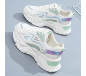 2023 Sneakers Women Platform Flat Shoes Woman Shoes Green Casual Trainers Ladies Chunky Sneakers Women Shoes