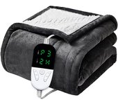 50*60inch Heating Blanket-Electric Blanket,Soft Heated Throw Blanket with 6 Heating Levels & 4 Hours auto-Off
