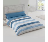 Juego de Funda Nórdica 100% Microfibra, Fundas Nórdicas Extra Suave, 3 Piezas Funda Nórdica para Edredón + Sábana Bajera + Funda de Almohada con Cremallera Oculta