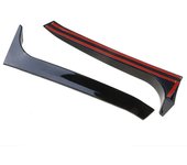 1 Pair Glossy Black Car Rear Window Side Spoiler Canard Canards Splitter Accessories Fit For VW Golf 6 MK6 GTI GTR GTD 2008-2012