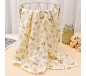 New Print Baby Cotton Swaddle Wraps 100% Muslin Cotton Blankets For Infants Bedding  Cover Newborn Soft Bath Towels